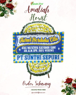 Papan Bunga Duka di Petirejo